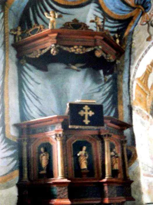 Preekstoel in Kungslena Kyrka, Tidaholm