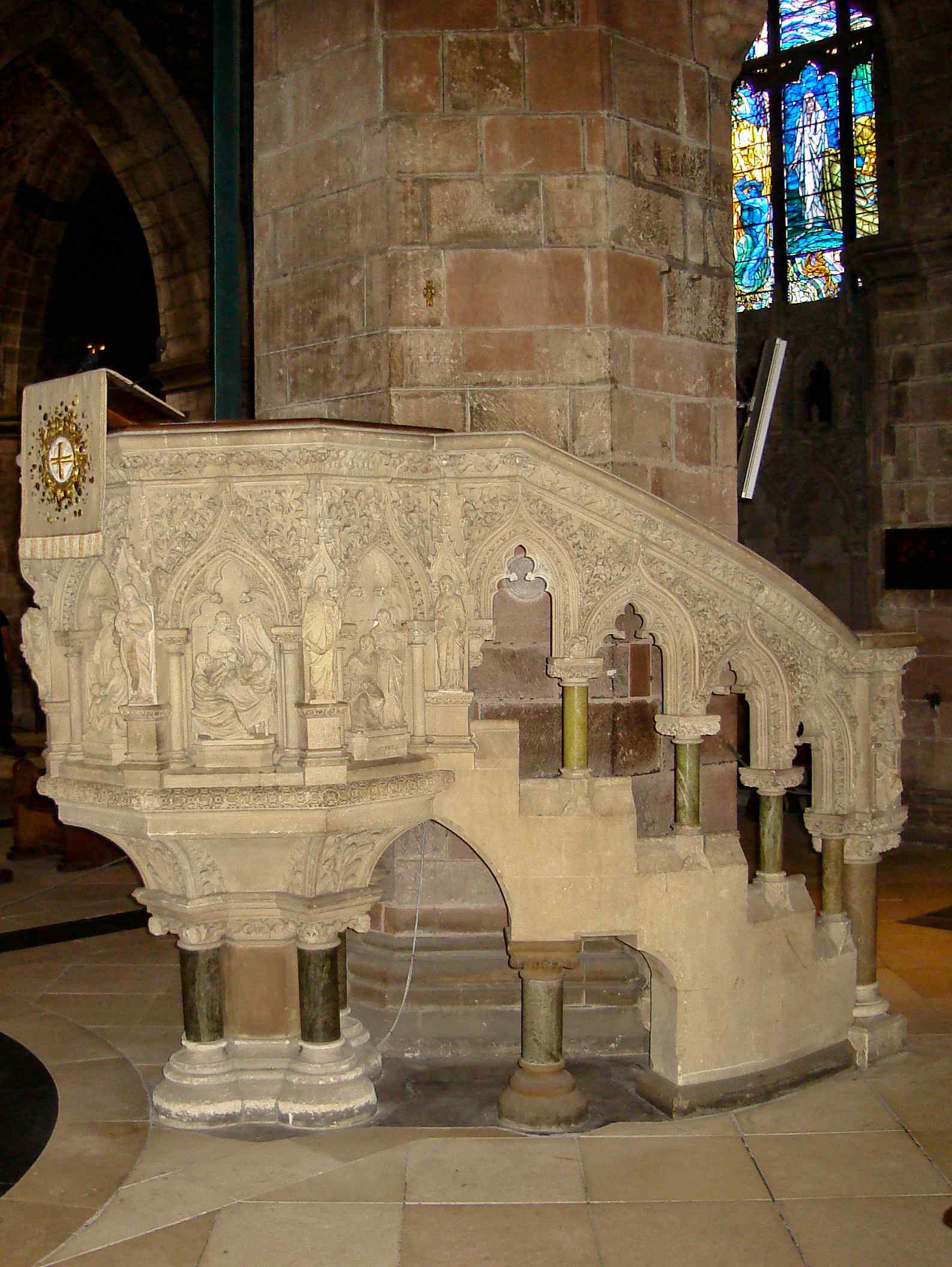 Preekstoel in St Giles Cathedral, Edinburgh