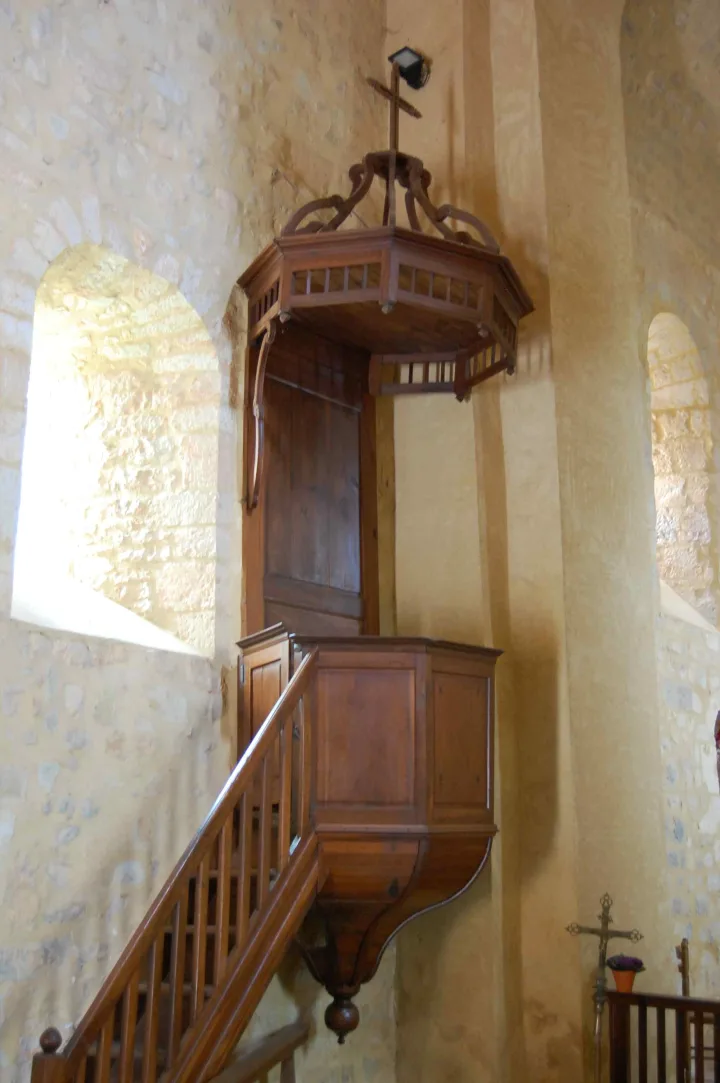 Preekstoel in Florimont, Florimont-Gaumier