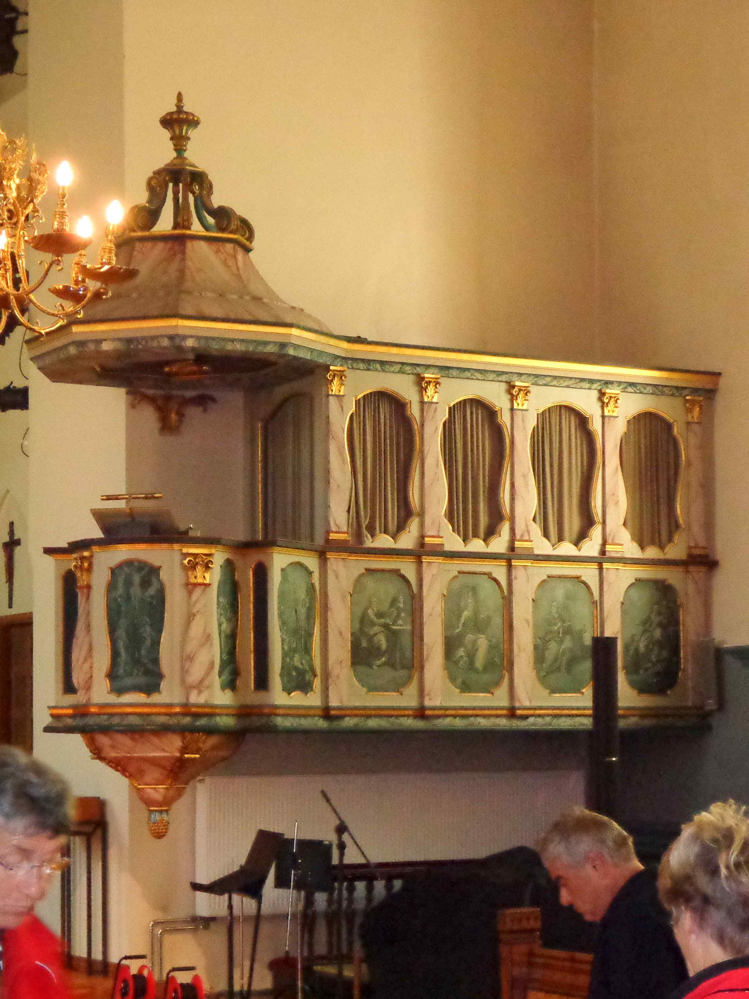 Pulpit at Var Frue Kirke, Trondheim