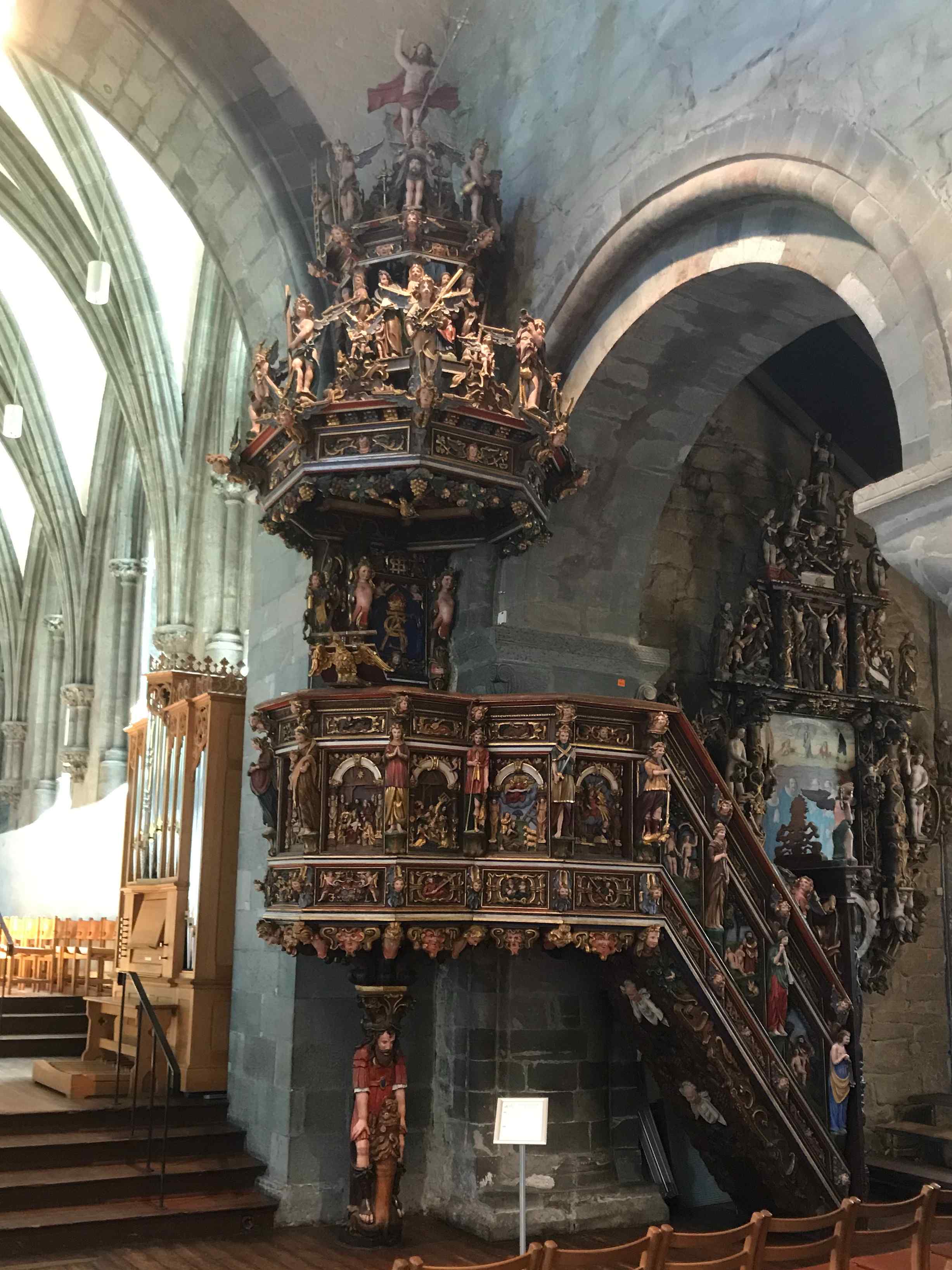 Pulpit at Domkirke, Stavanger