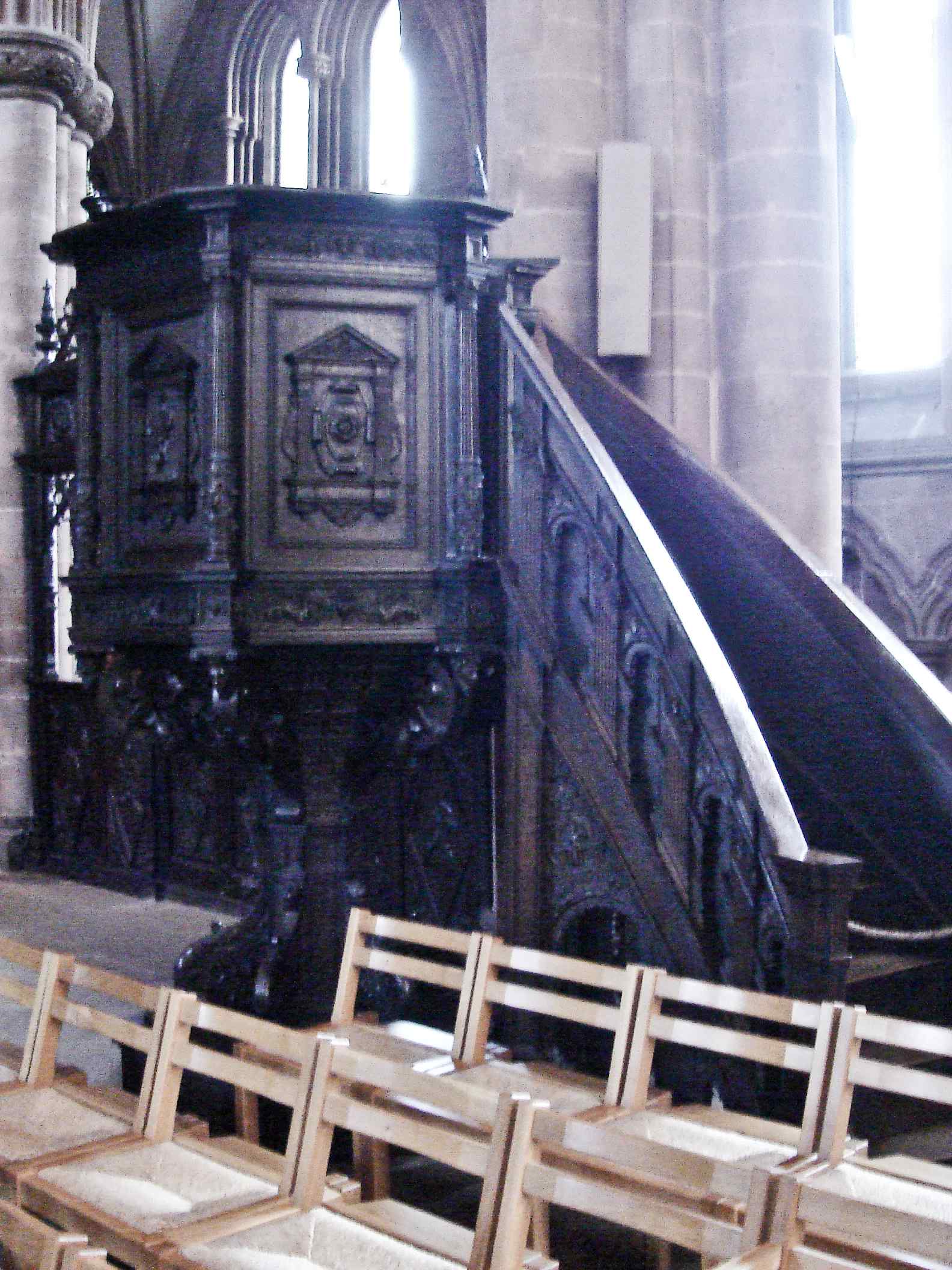 Preekstoel in Carlisle Cathedral, Carlisle