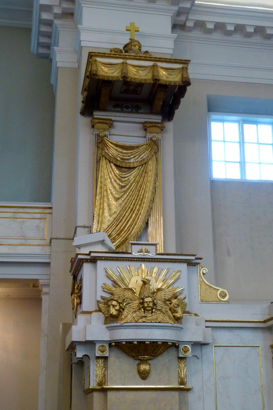 Pulpit at Gustavi domkyrka, Goteborg