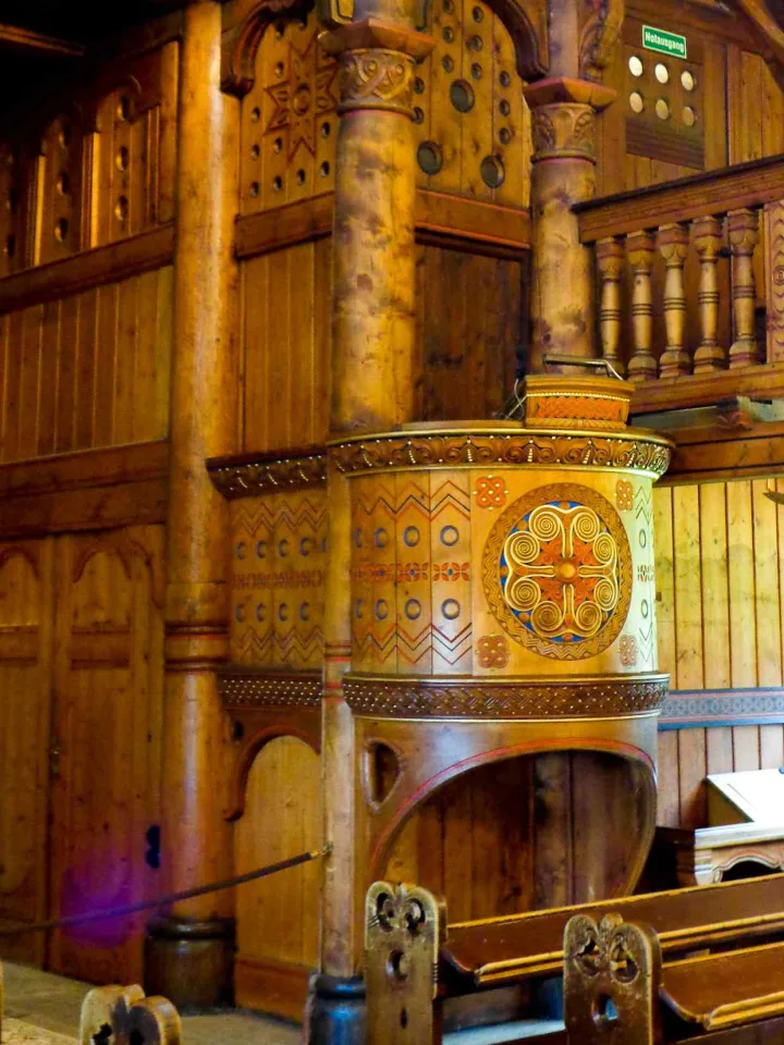 Preekstoel in Gustav Adolf Stabkirche, Hahnenklee