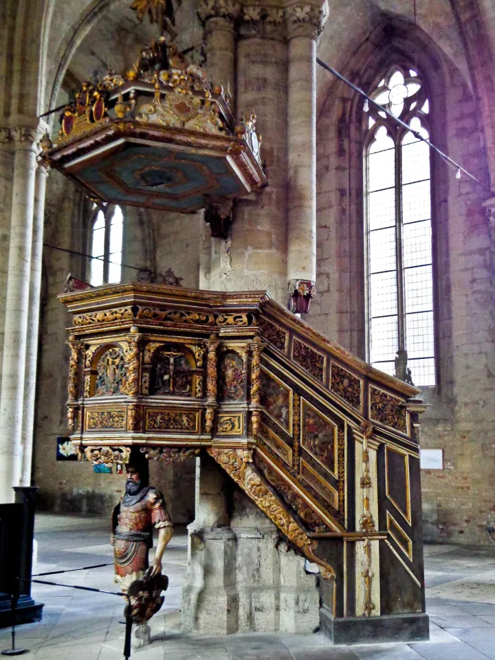 Preekstoel in St. Martini, Halberstadt