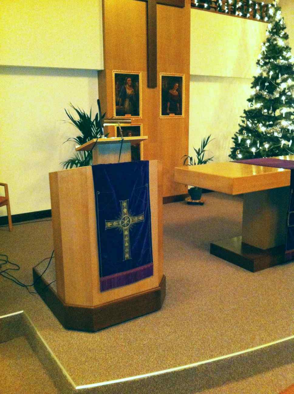 Pulpit at Lutherse Kerk, Bussum