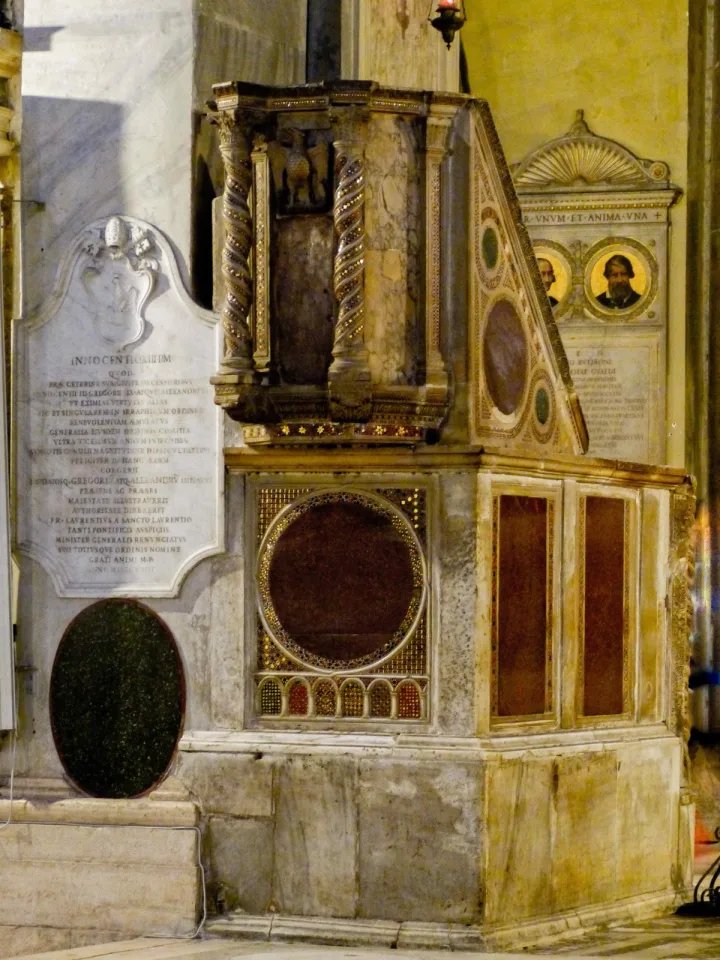 Pulpit at Santa Maria in Aracoeli, Rome
