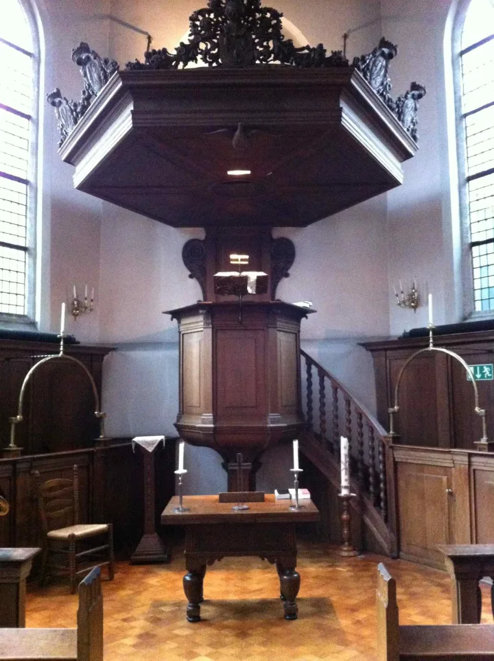 Pulpit at Sint-Joostkapel, Gouda