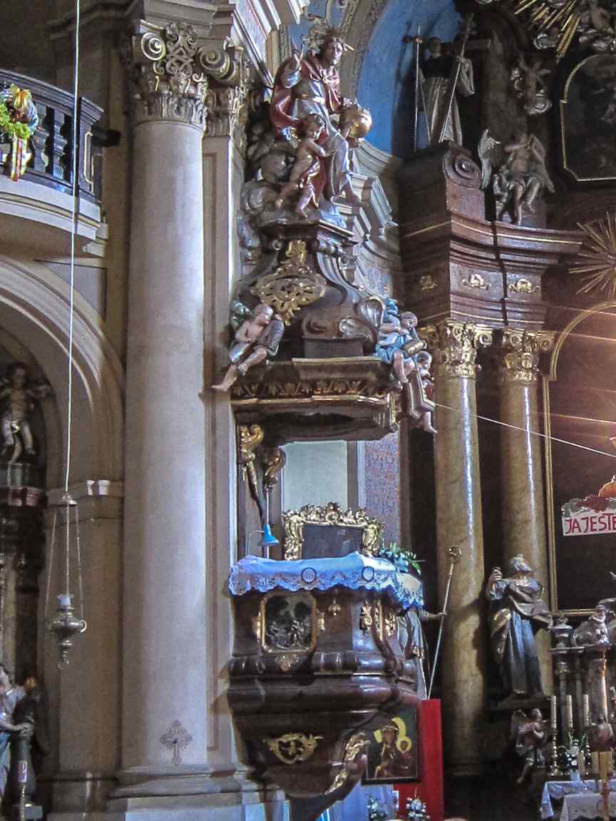 Preekstoel in Sw. Marcina, Siciny