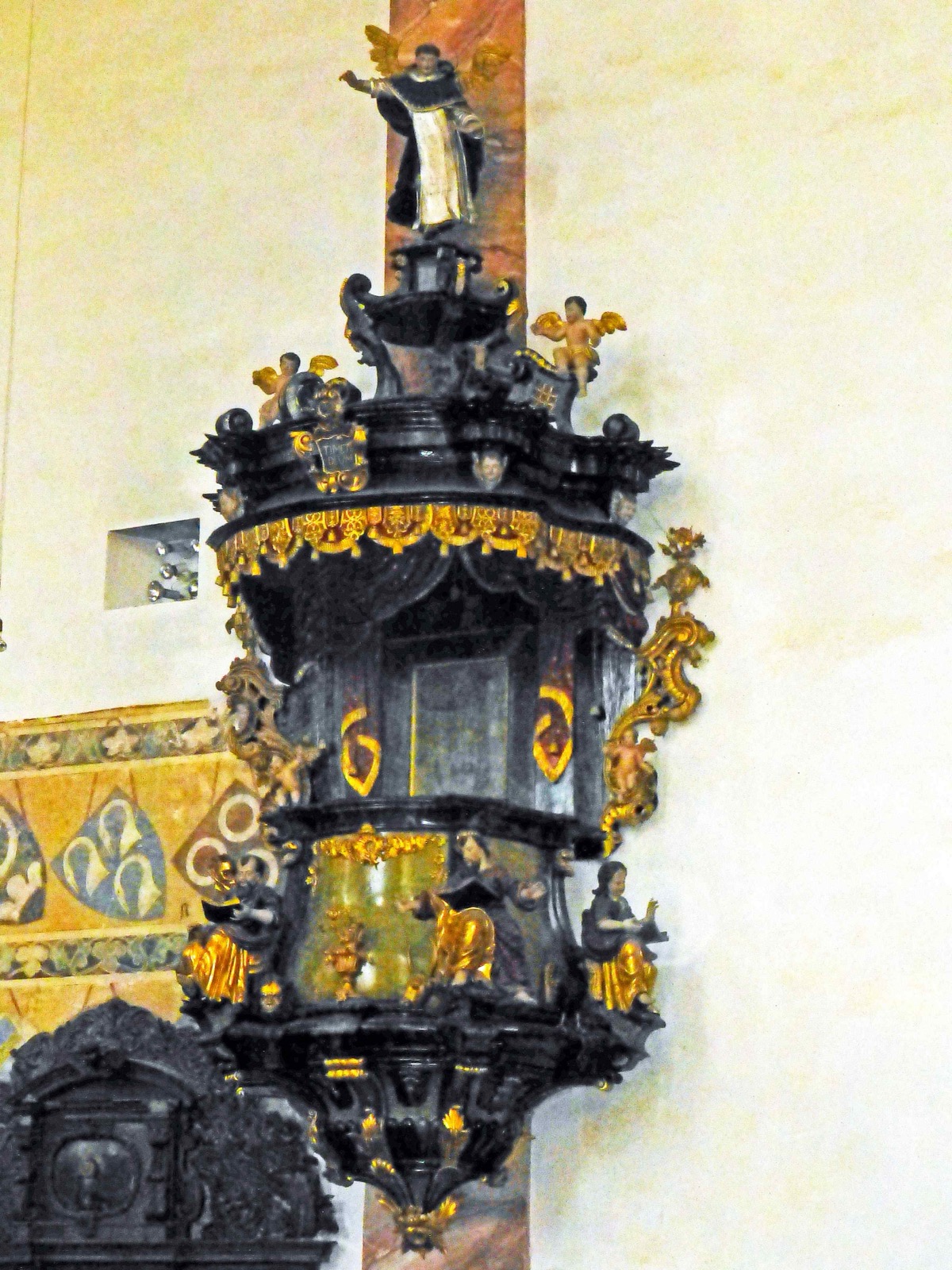 Preekstoel in Dominikanerkirche, Bad Wimpfen
