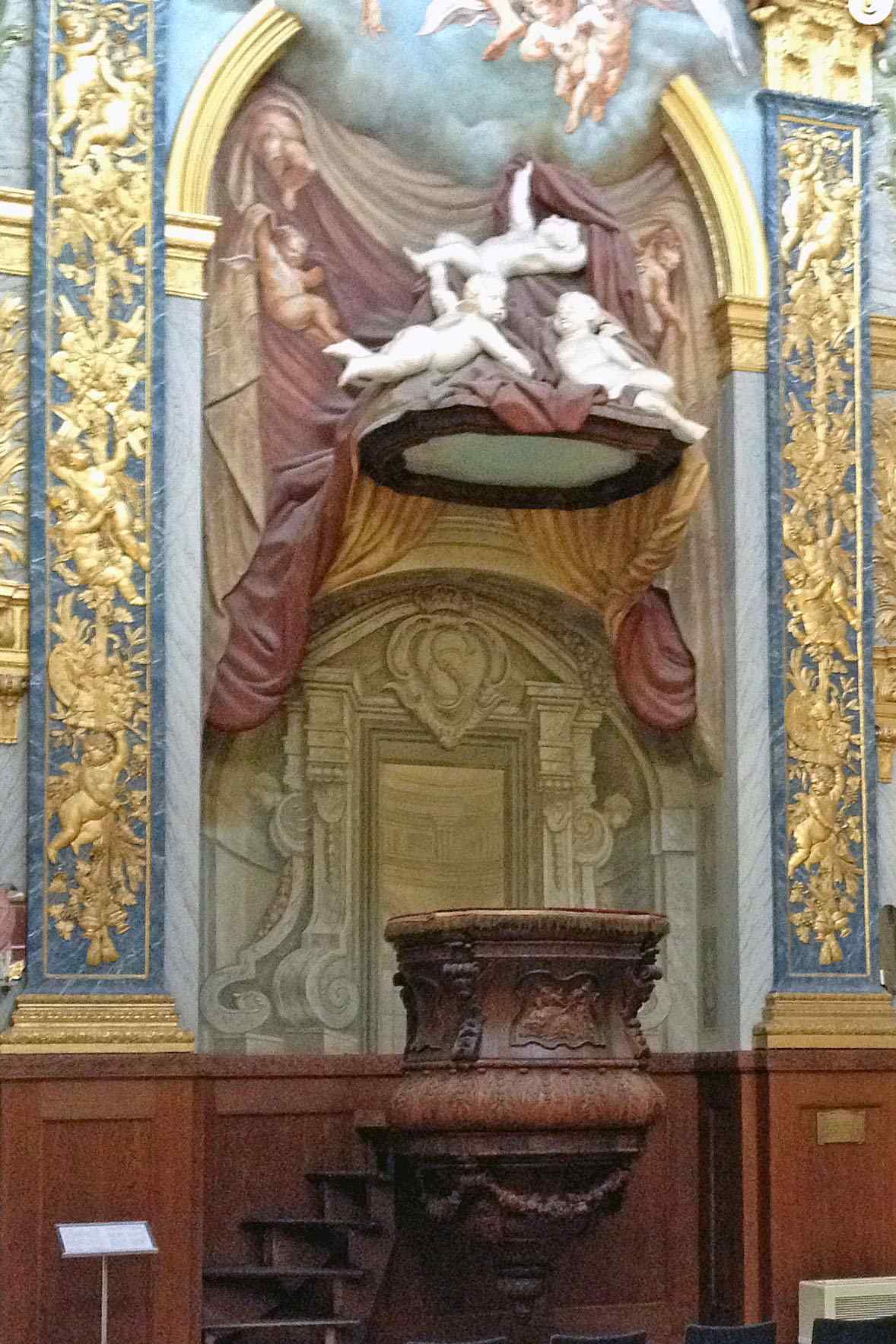 Pulpit at Kapell Slot Charlottenburg, Berlijn