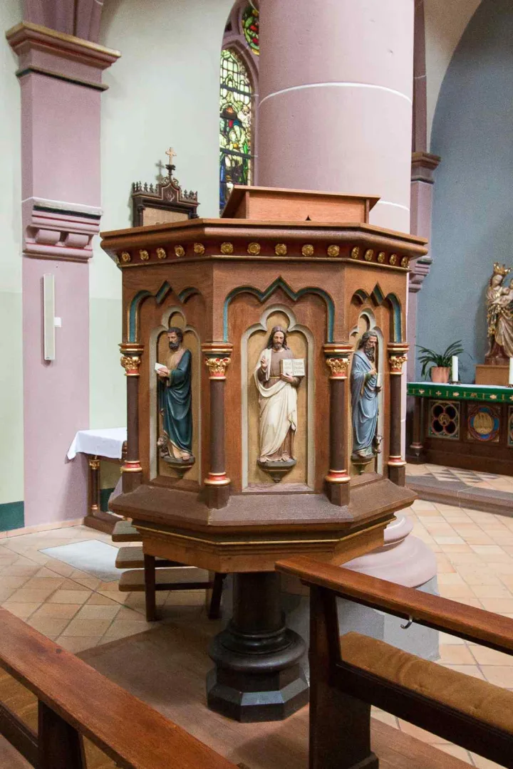 Preekstoel in St Remigius, Alf
