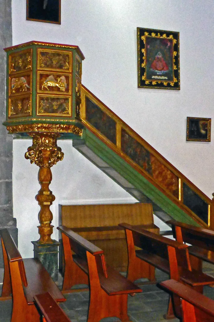 Preekstoel in Iglesia de San Francisco, Puerto de la Cruz