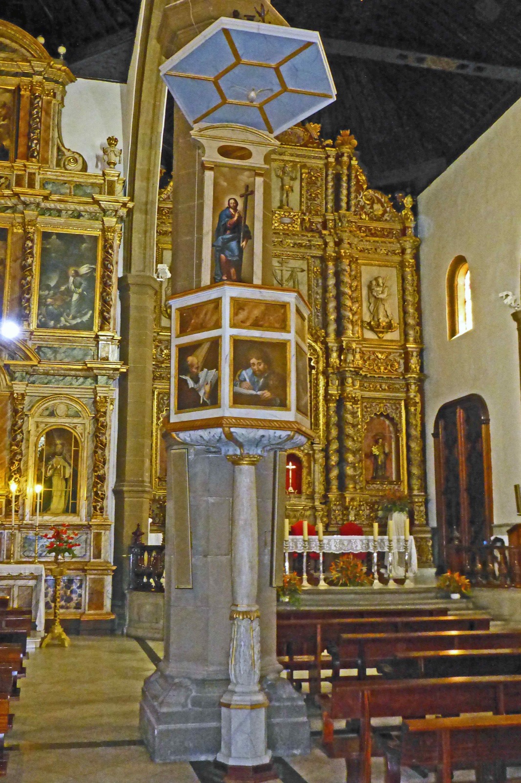 Preekstoel in Senora de la Pena de Francia, Puerto de la Cruz, Tenerife