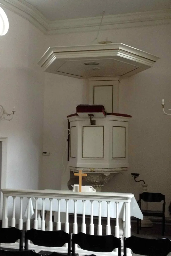 Preekstoel in Dit is in Abrahams Schoot, Gorinchem