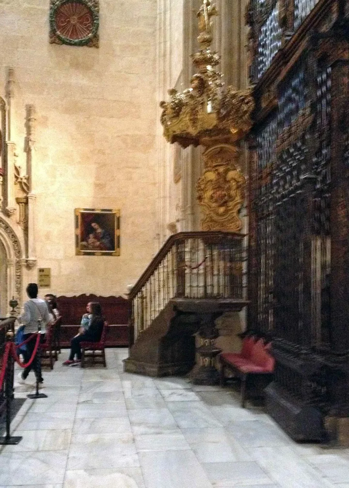 Pulpit at Capilla Real, Granada
