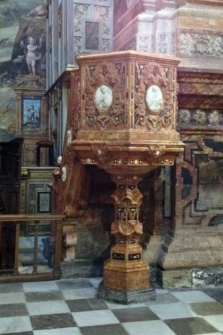 Pulpit at Monasterio de San Jeronimo, Granada