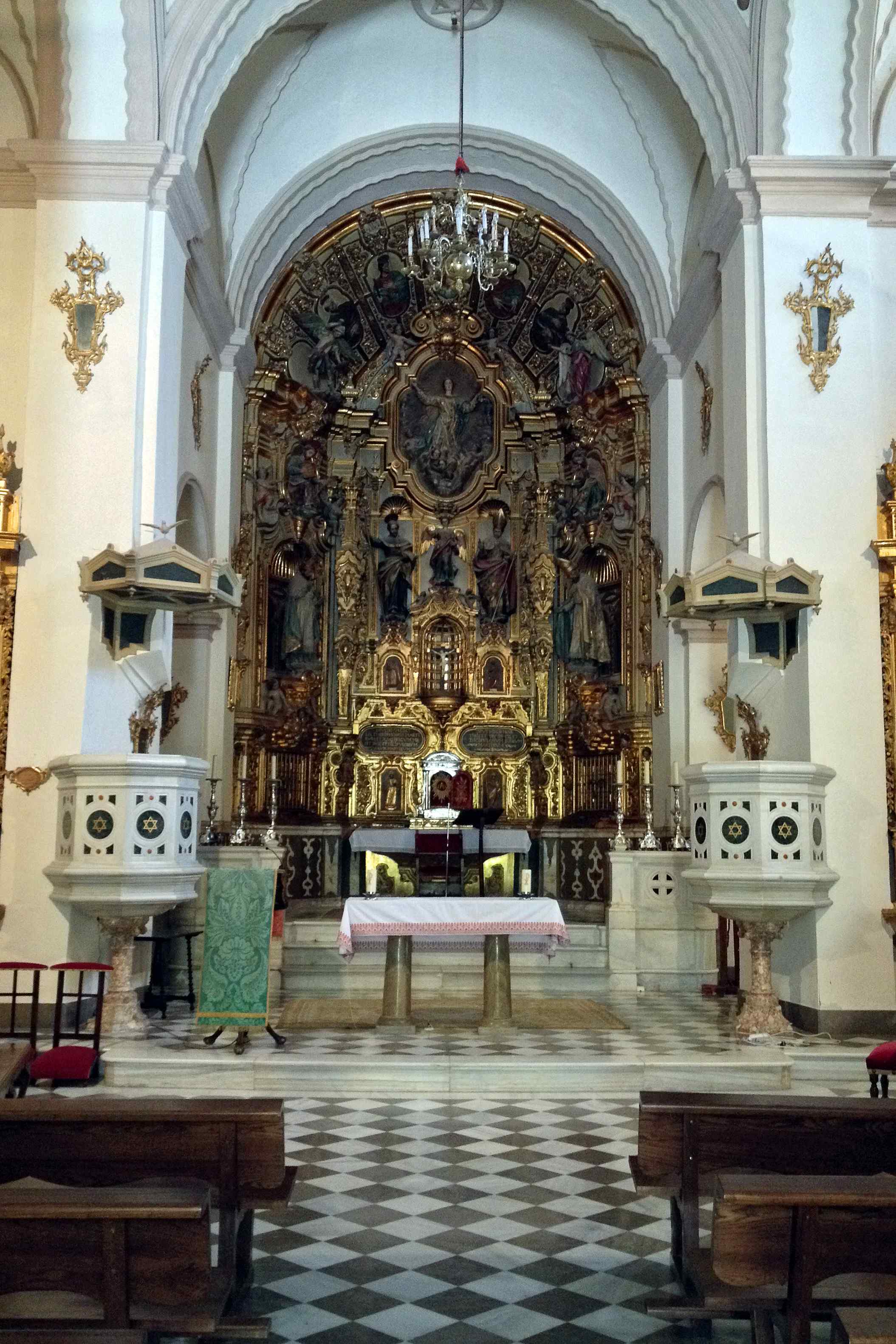 Pulpit at Abadia del Sacromonte, Granada