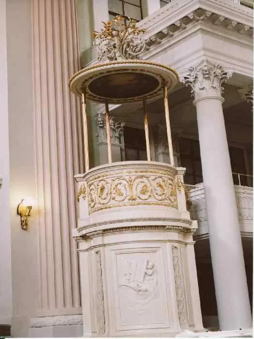 Pulpit at Nicolai Kirche, Leipzig