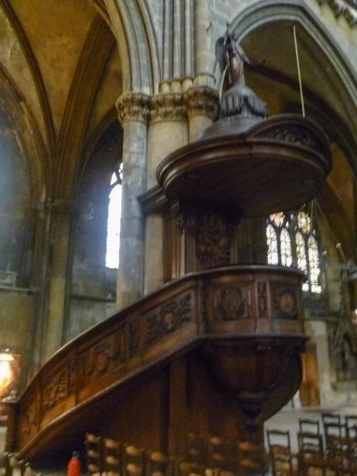 Preekstoel in Cathedrale Saint Etienne, Metz