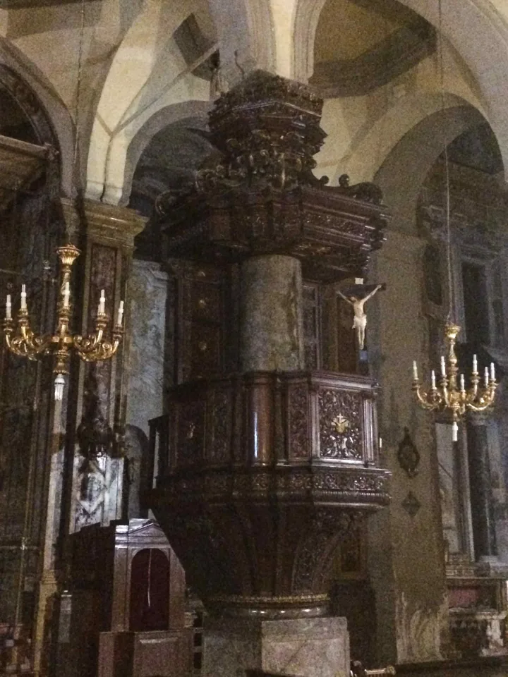 Preekstoel in Chiesa di Sant Anna, Palermo