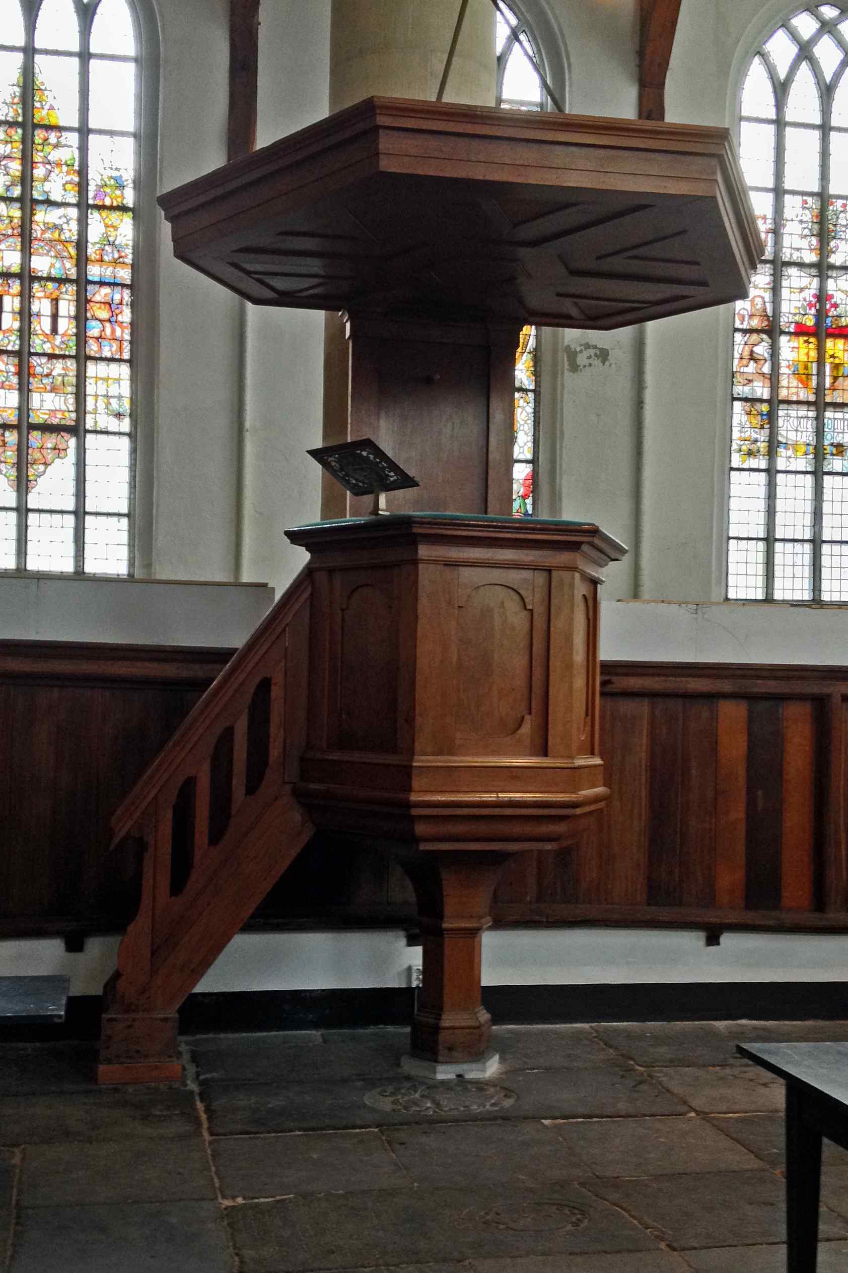 Pulpit at Grote Kerk, Edam