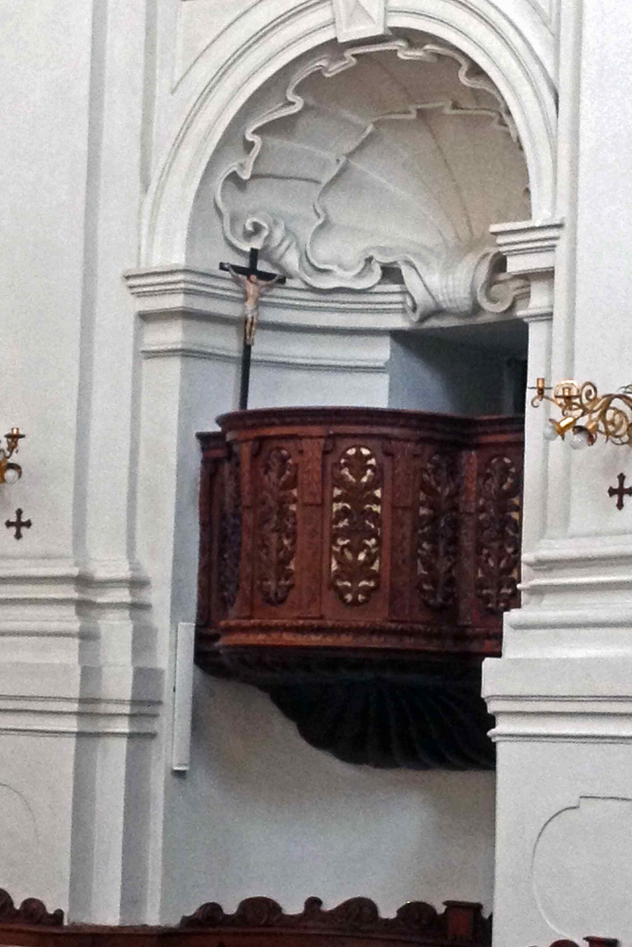 Pulpit at Dreifaltigkeitskirche, Salzburg
