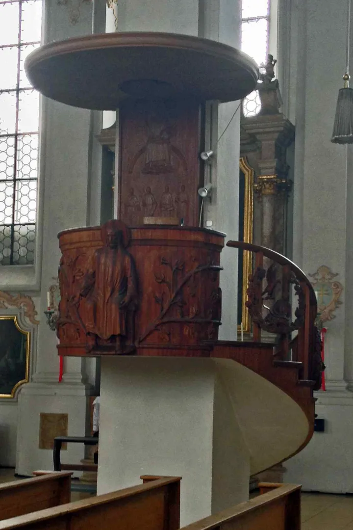 Preekstoel in Heilig Geist Kirche, Munchen