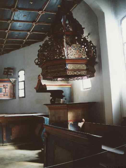 Preekstoel in Mandi Reformatus templom, Szentendre