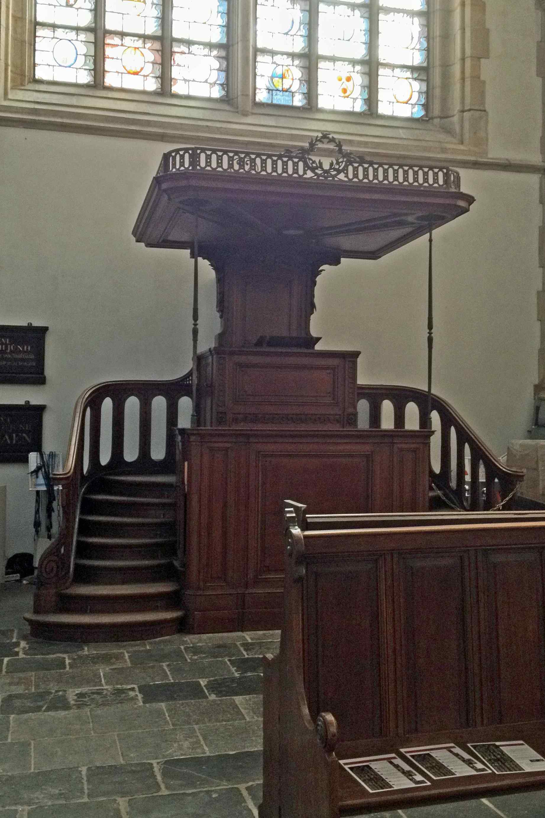 Pulpit at Sint-Janskerk - mobiele preekstoel, Gouda