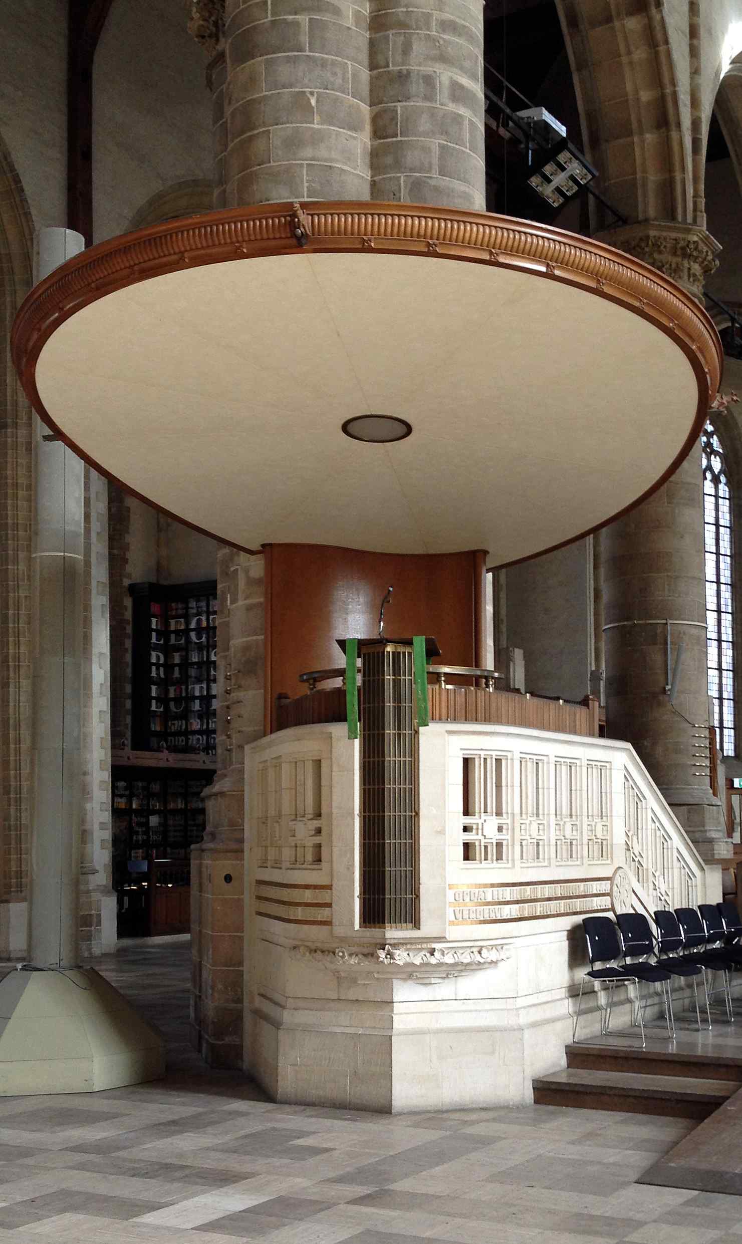 Preekstoel in Laurenskerk, Rotterdam