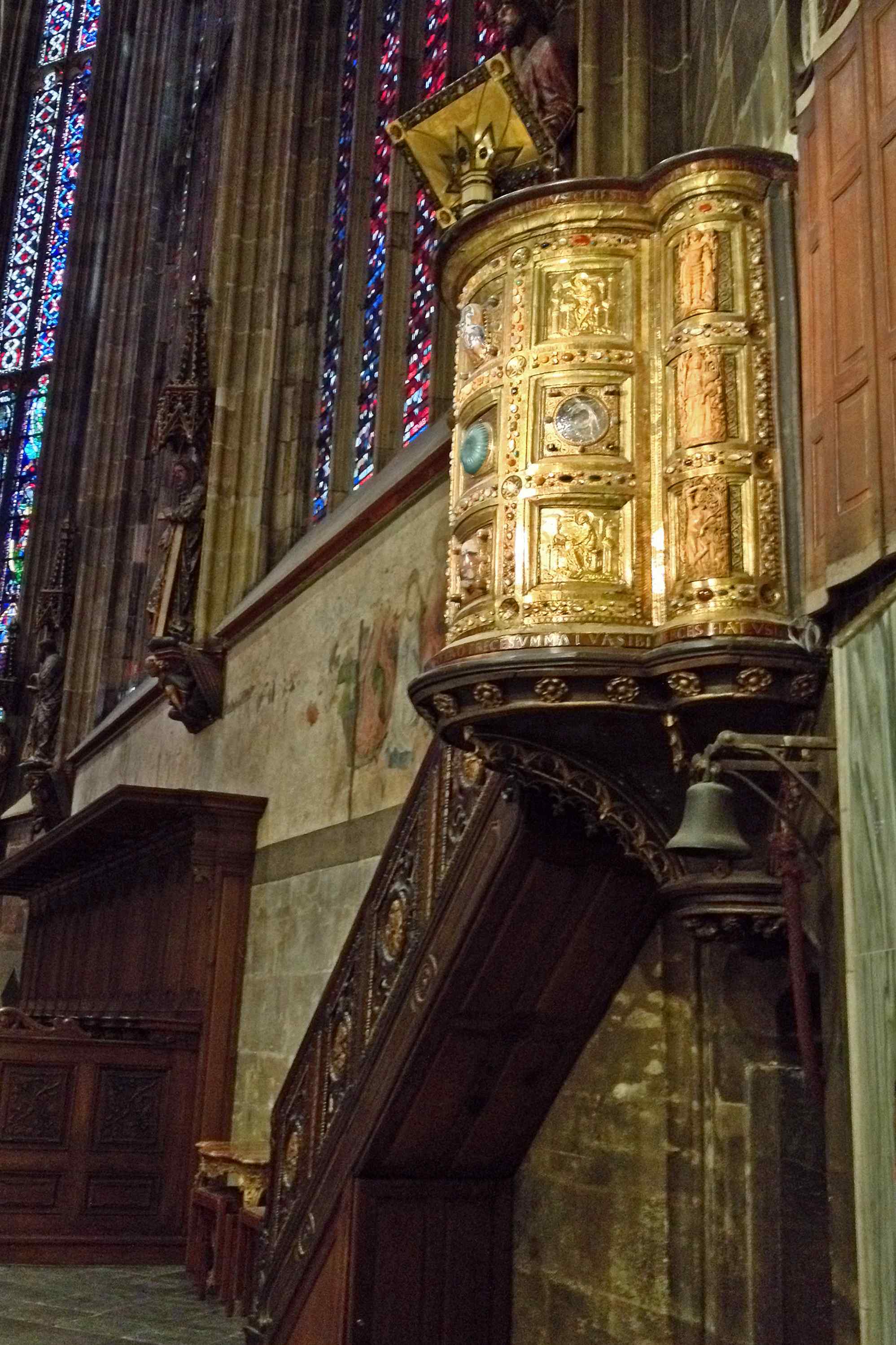 Preekstoel in Dom, Aachen