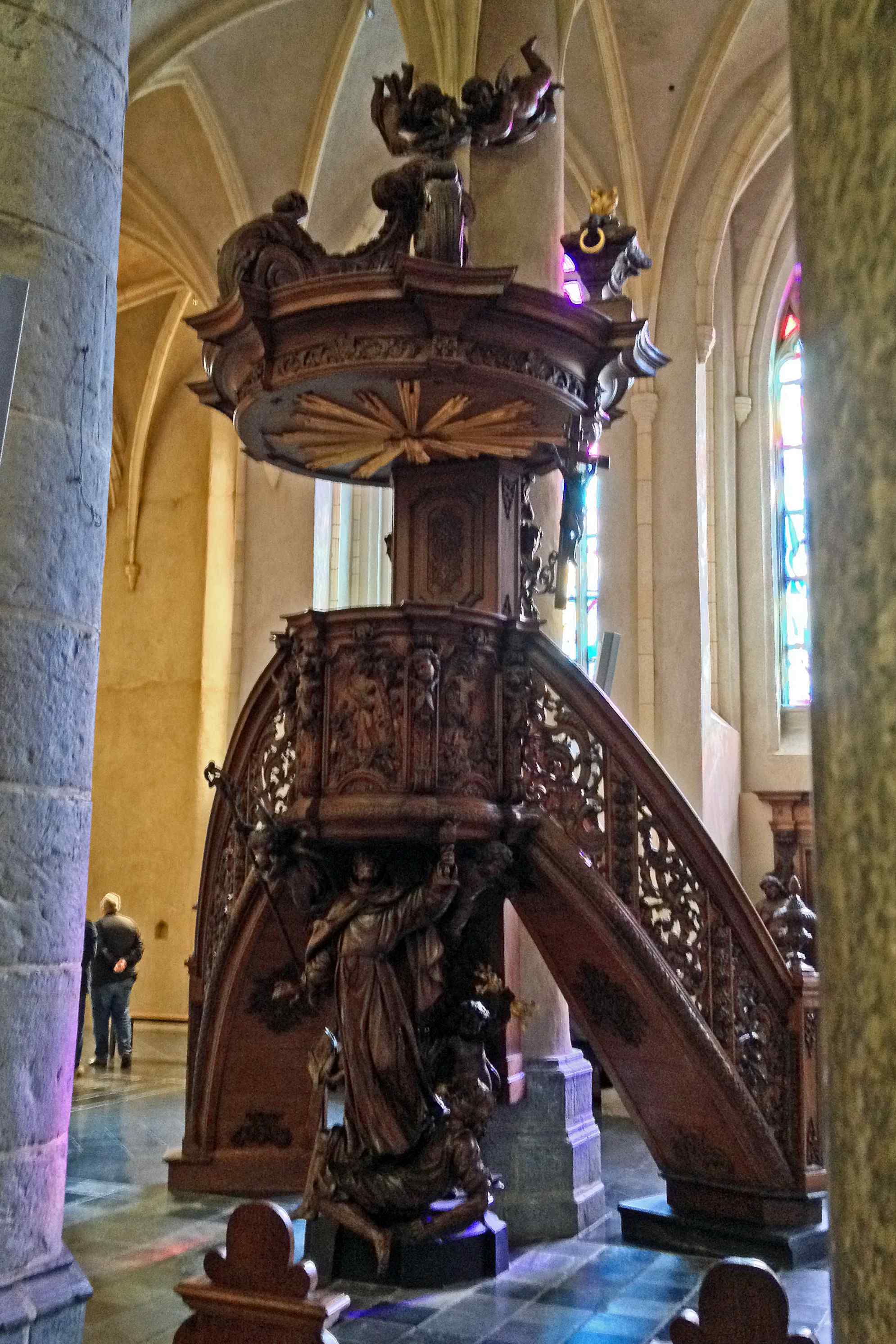 Pulpit at Christoffel Kathedraal, Roermond