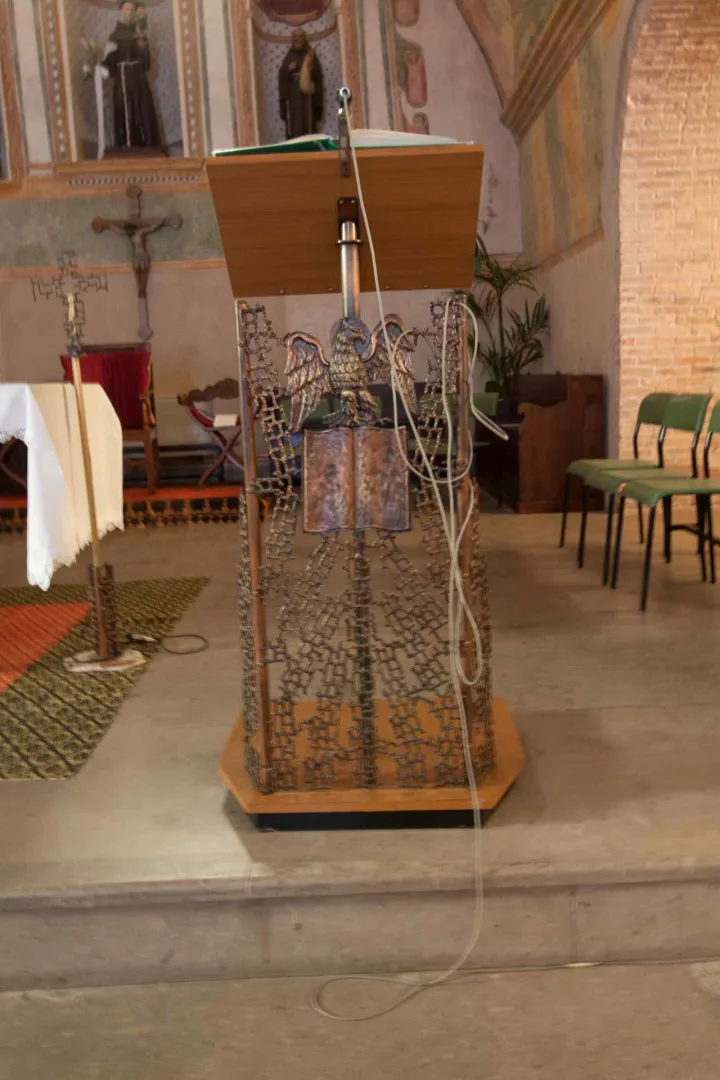 Preekstoel in Parrocchia S. Antonio, Tonara