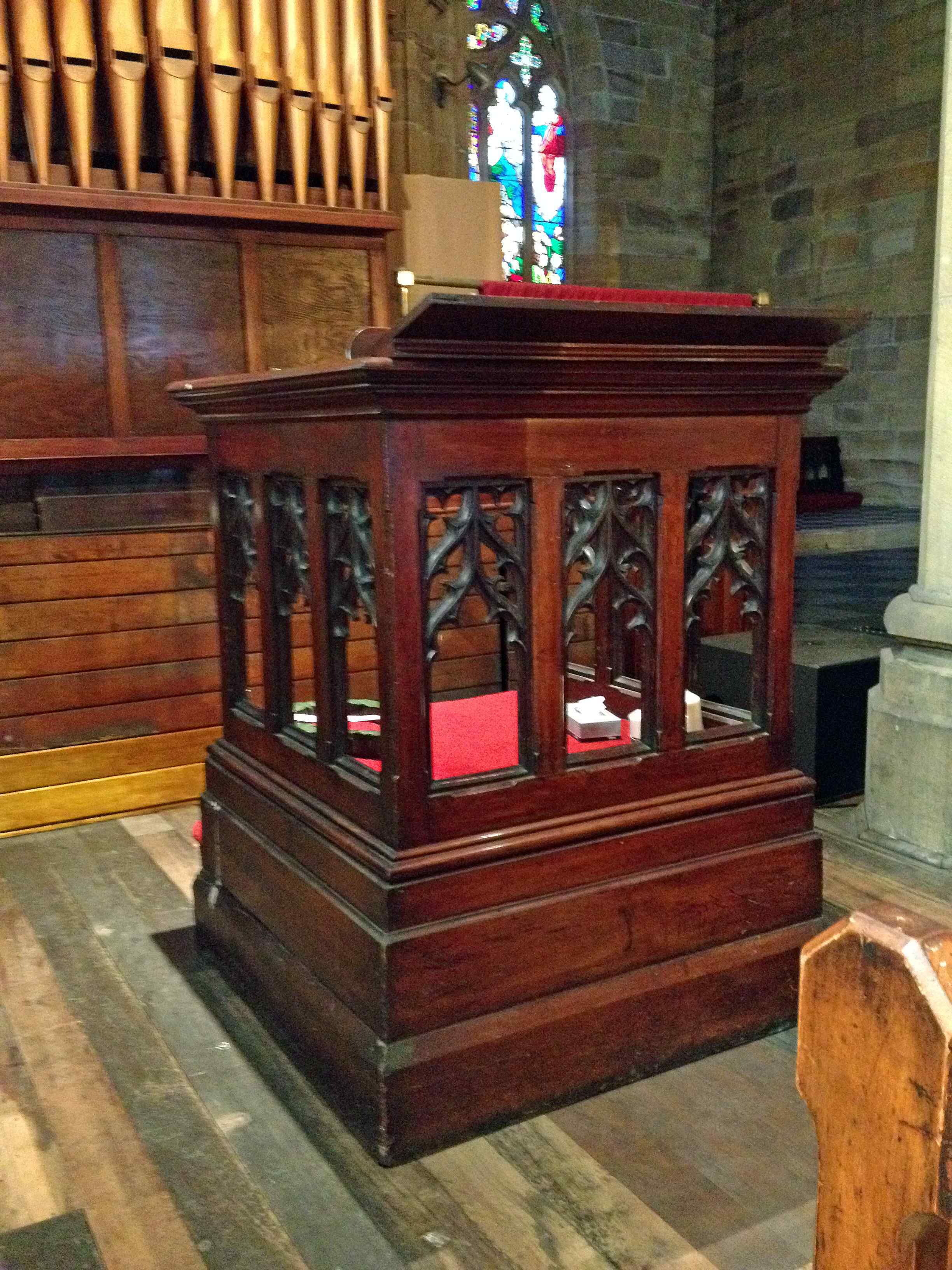 Pulpit at Garrison Church evangeliezijde, Sydney