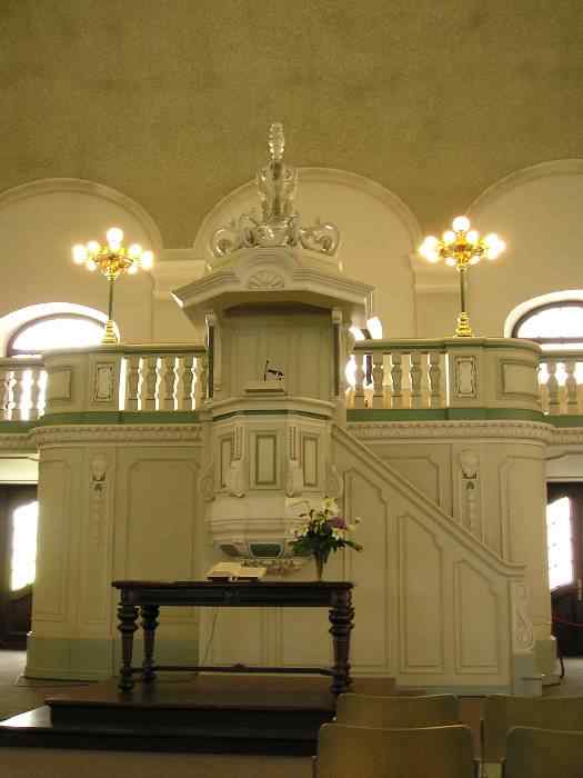 Preekstoel in Französischen Friedrichstadtkirche, Berlijn