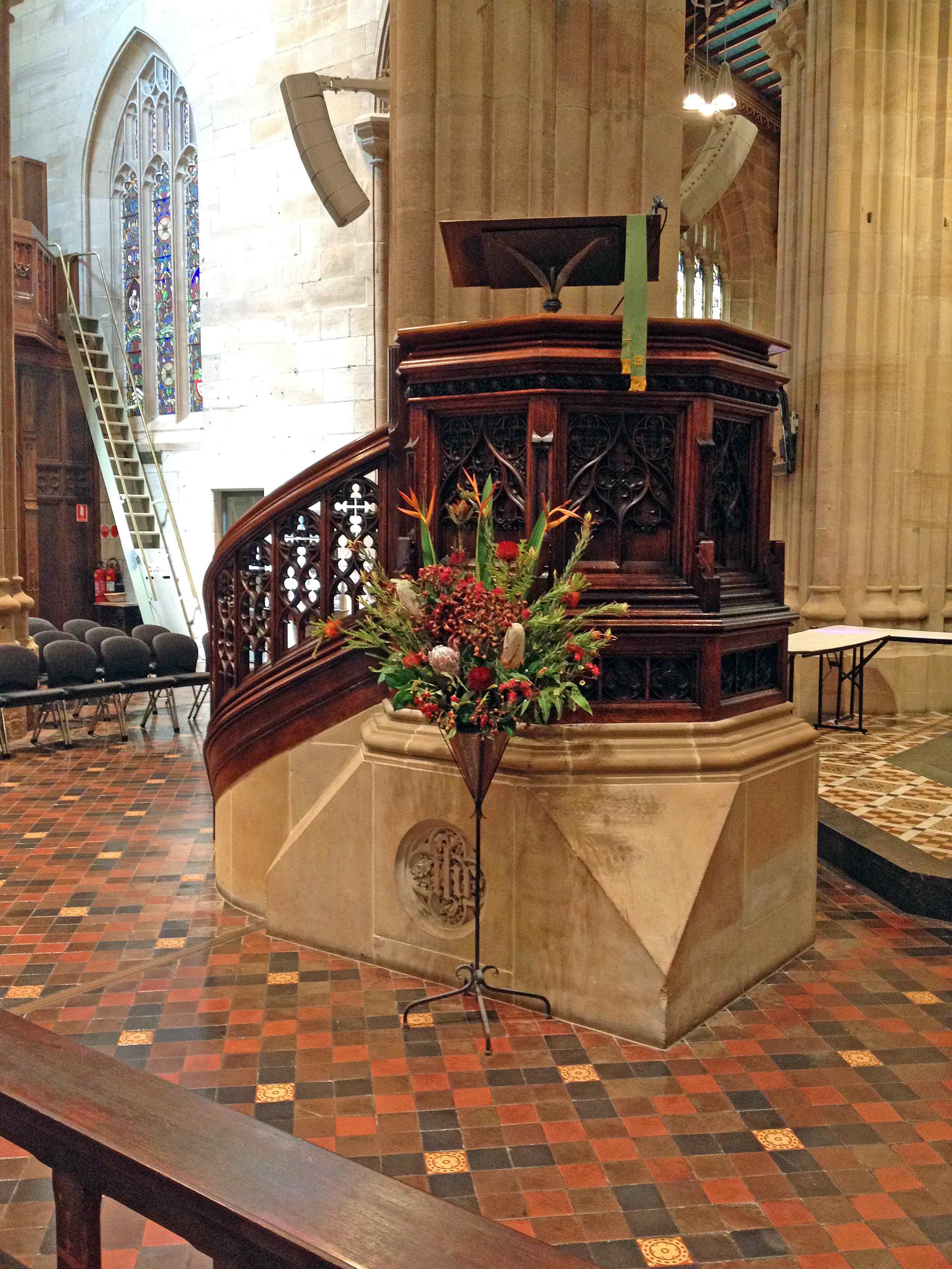 Pulpit at St Andrews Cathedral, Sydney