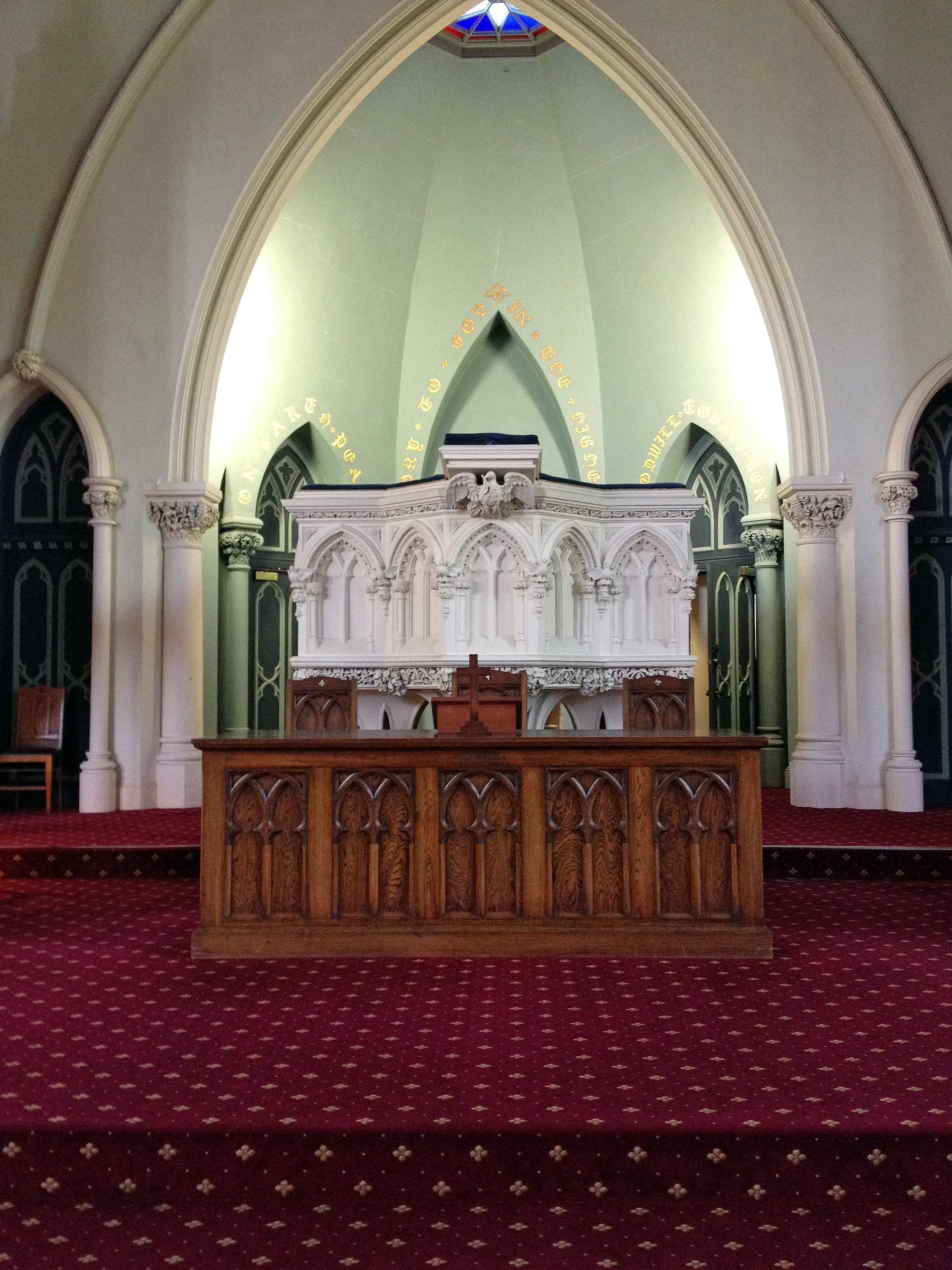 Preekstoel in First Church of Otago, Dunedin