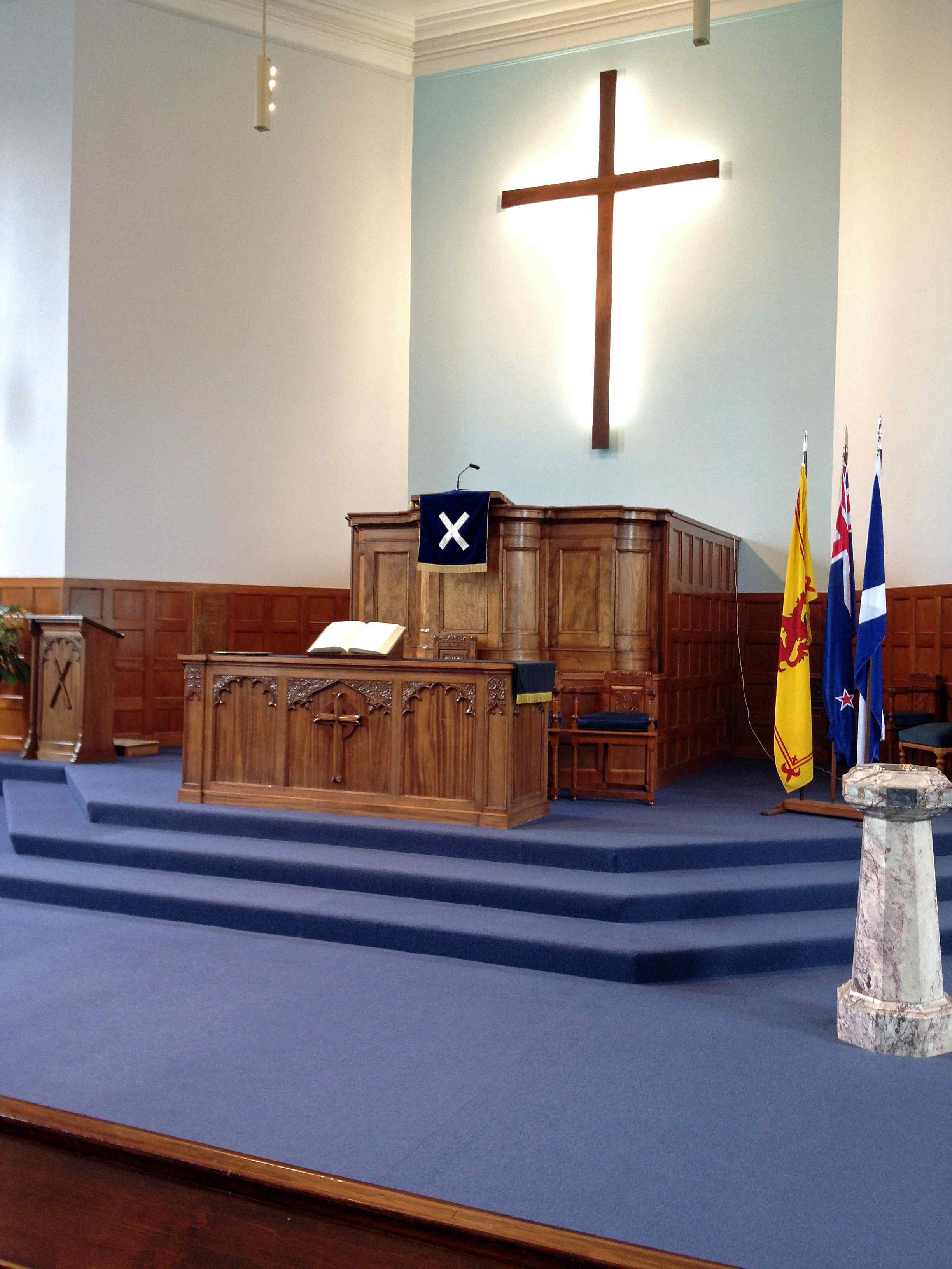 Preekstoel in St Andrews Church, Auckland
