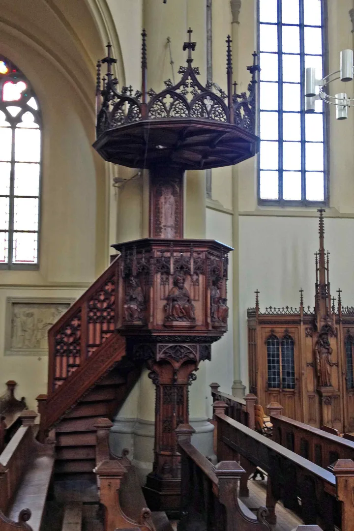 Pulpit at Sint Michaelkerk, Harlingen