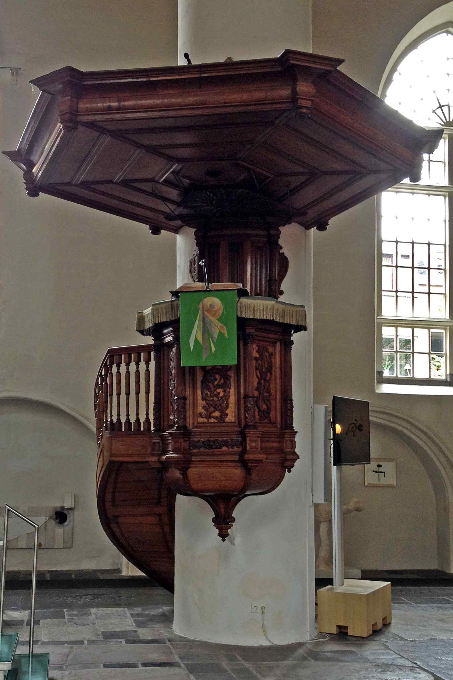Pulpit at Grote of Jacobijnerkerk , Leeuwarden