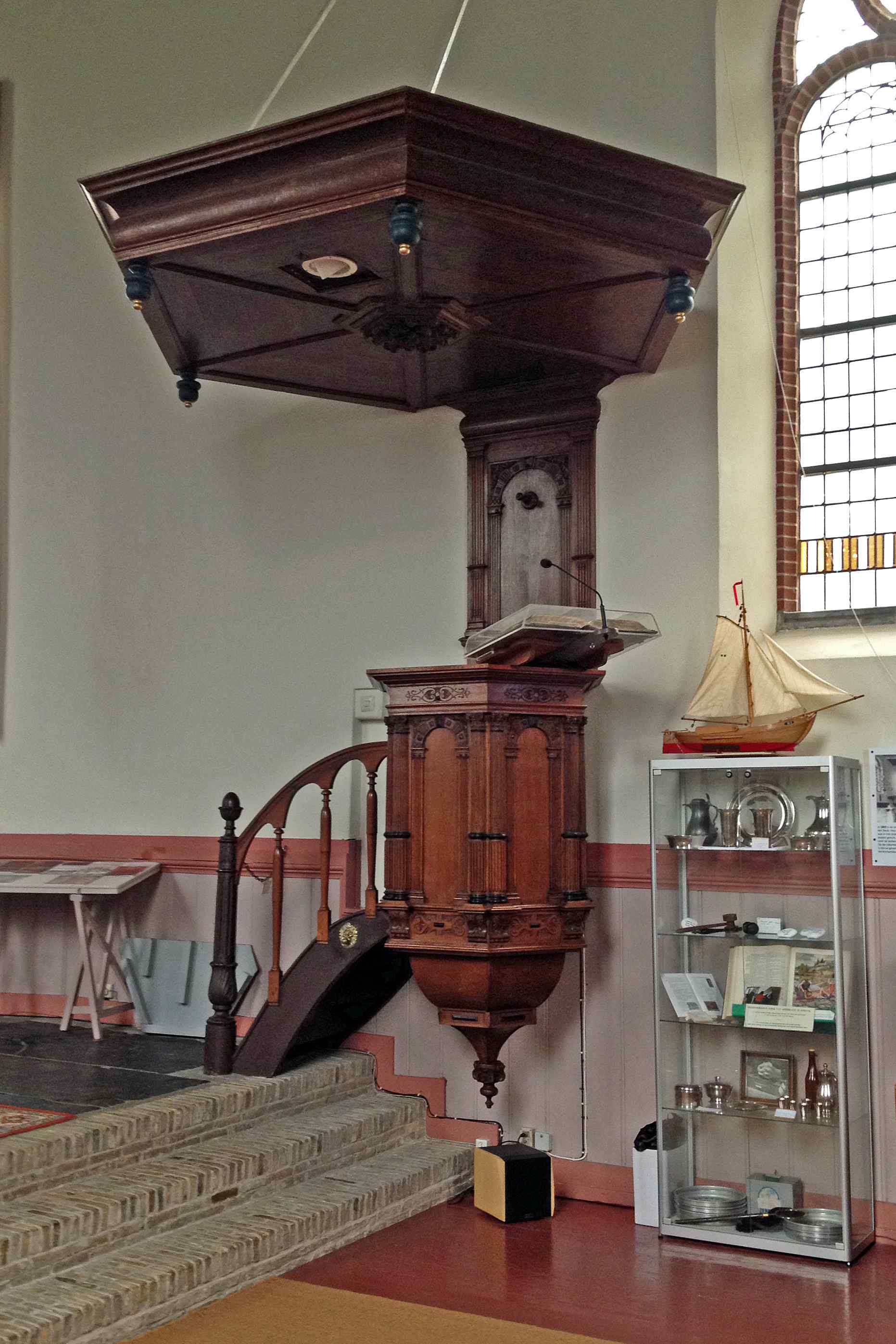Preekstoel in Grote Kerk, Hindeloopen