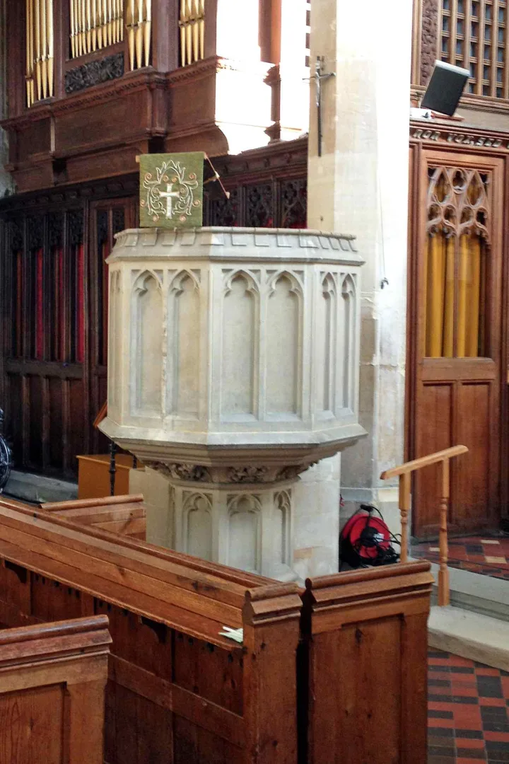 Pulpit at St Peters, Winchcombe
