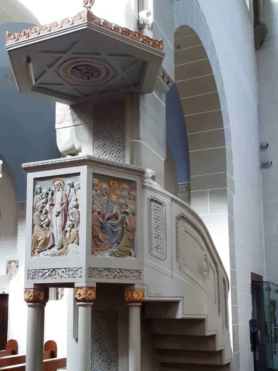 Pulpit at Dreifaltigkeitskirche, Offenburg