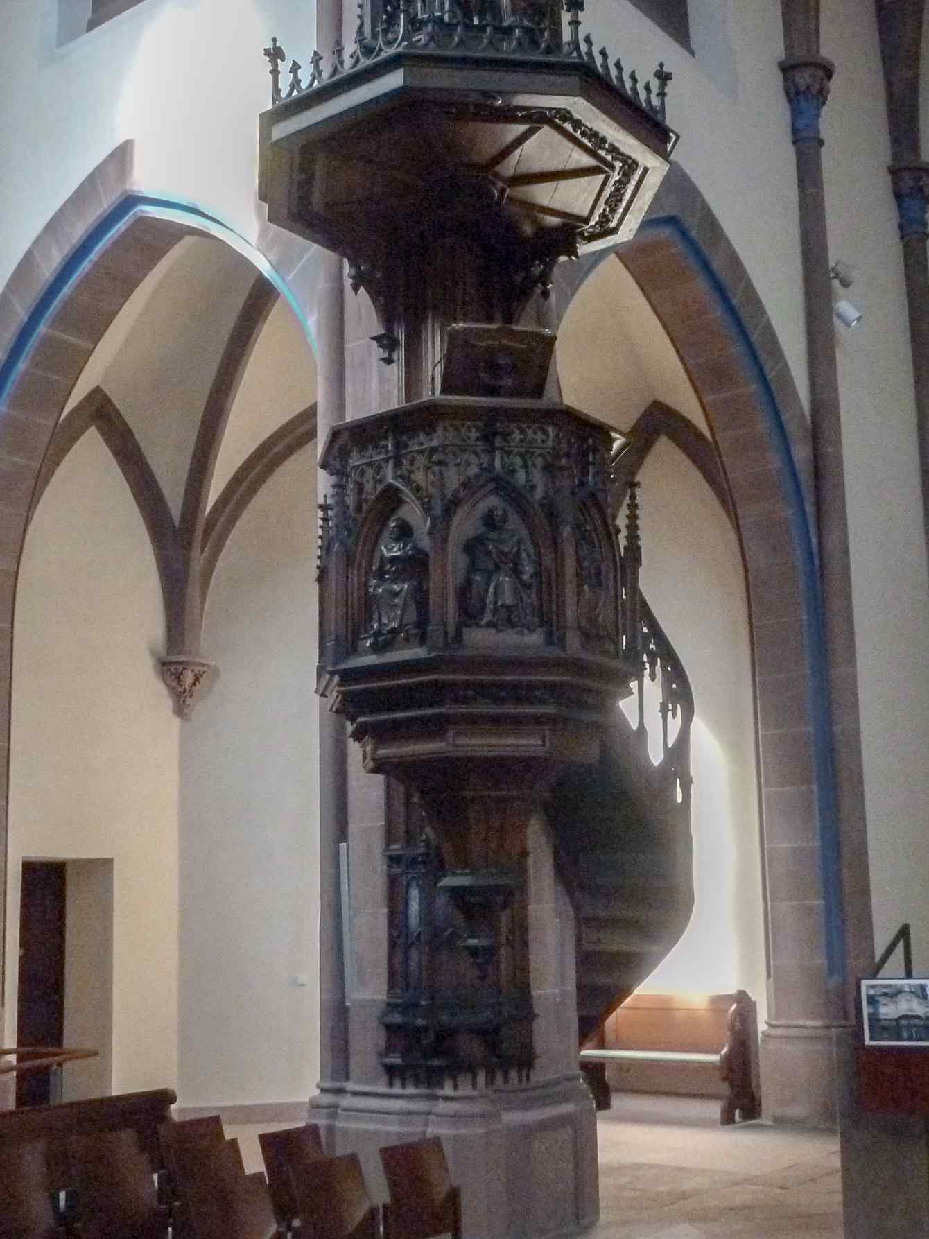 Pulpit at Evangelische Stadtkirche, Offenburg