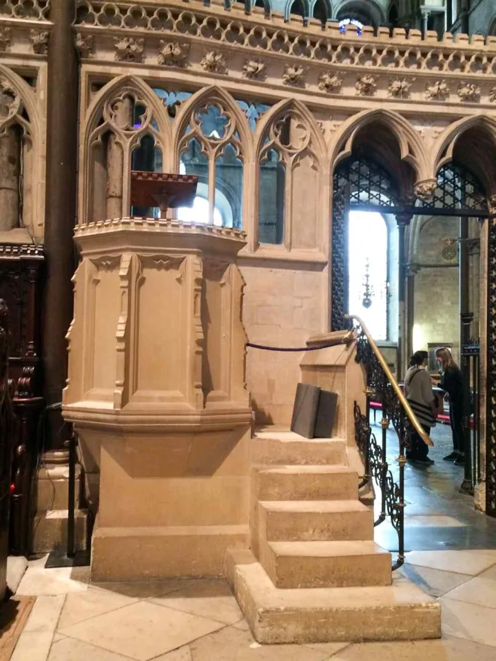 Preekstoel in Canterbury Cathedral, Canterbury