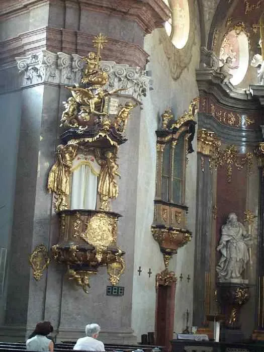 Preekstoel in Svateho Jana Krtitele, Kromeriz