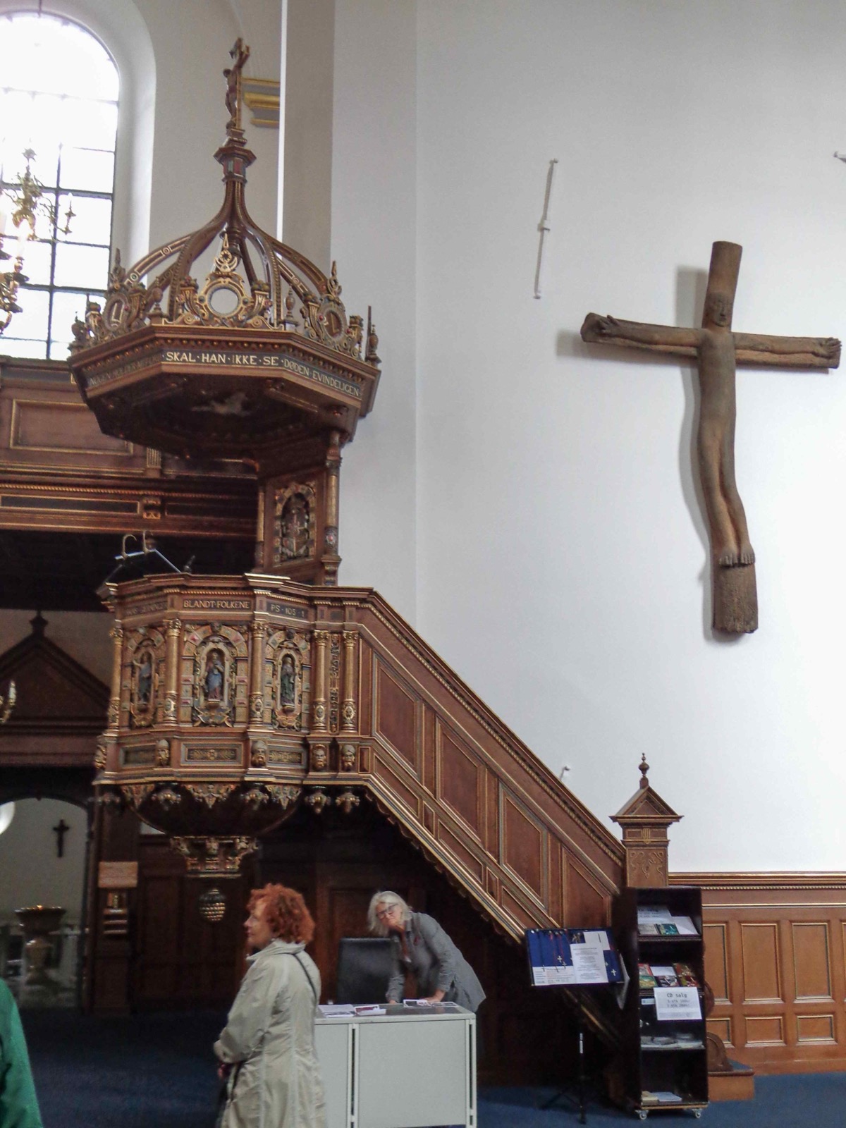 Preekstoel in Helligaandskirken, Kopenhagen