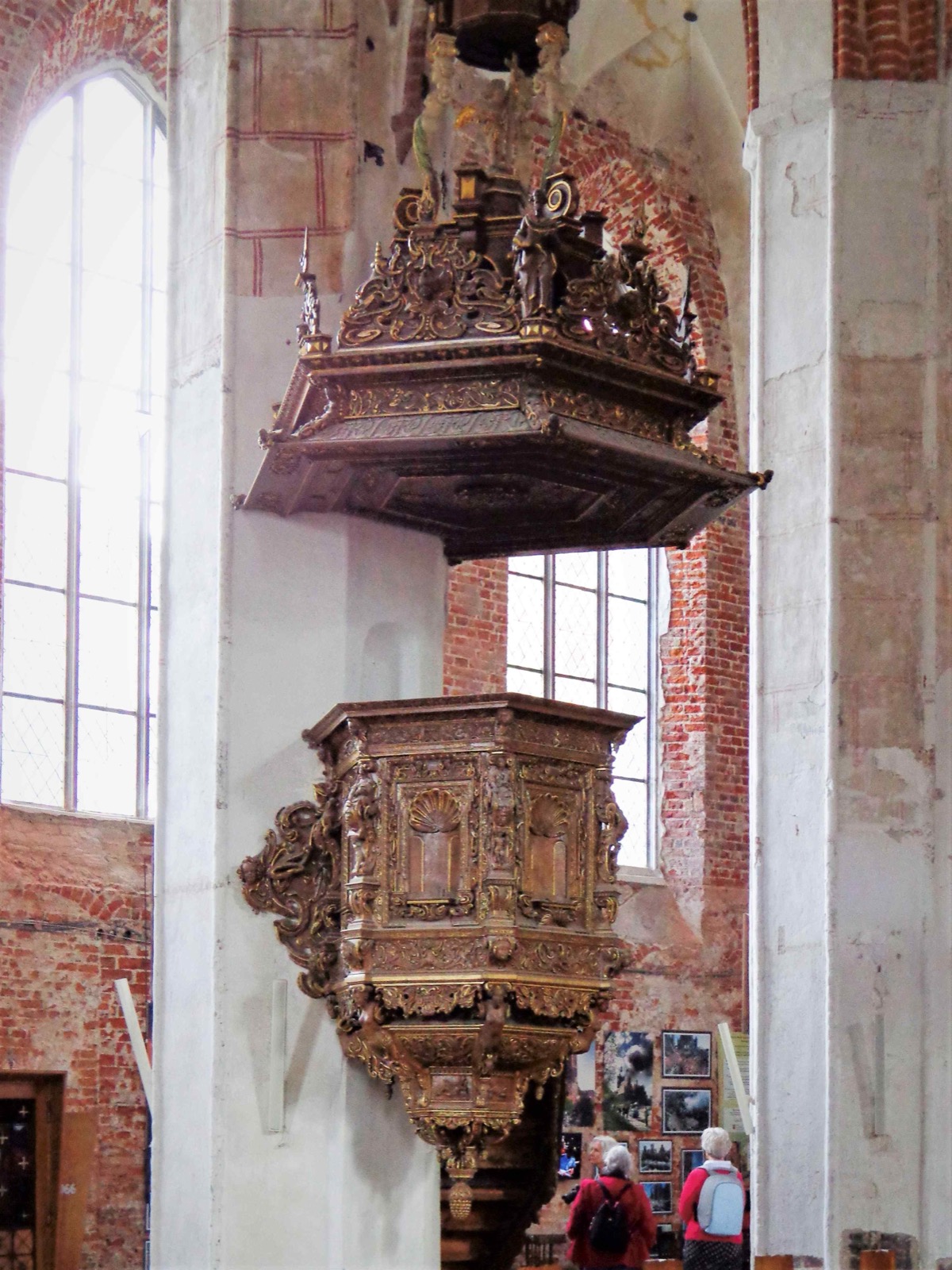 Pulpit at St Katharinenkirche, Gdansk