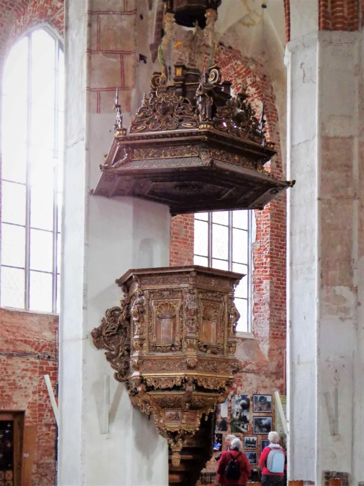 Pulpit at St Katharinenkirche, Gdansk